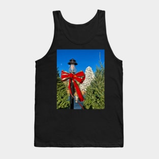 Red Bow Christmas Decoration Tank Top